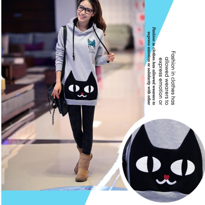 ÁO NỈ HỌA TIẾT SIÊU CUTE CHO NGÀY ĐÔNG_TB 323