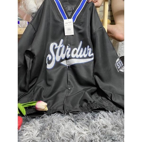 Áo Bomber Jacket Dù 2 Lớp STURDUR Unisex Nam Nư Chất Gió dù,2 lớp,from rộng bo tay