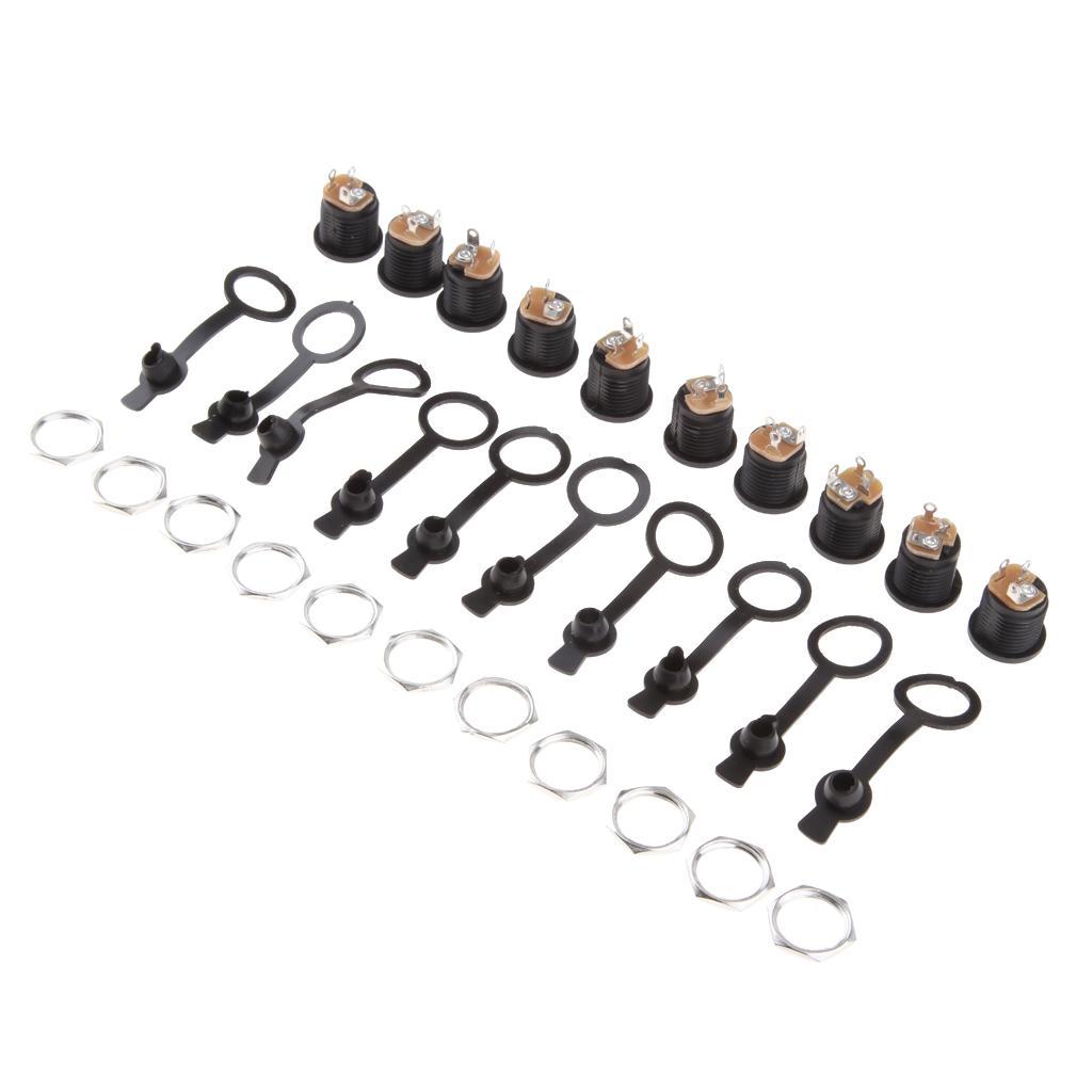 10Pack DC-022 DC Power  Socket DC Connector Adapter Supply  Socket