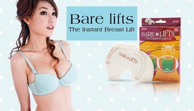 hộp 10 miếng dán nâng ngực trong suốt Bare Lifts (Trắng)