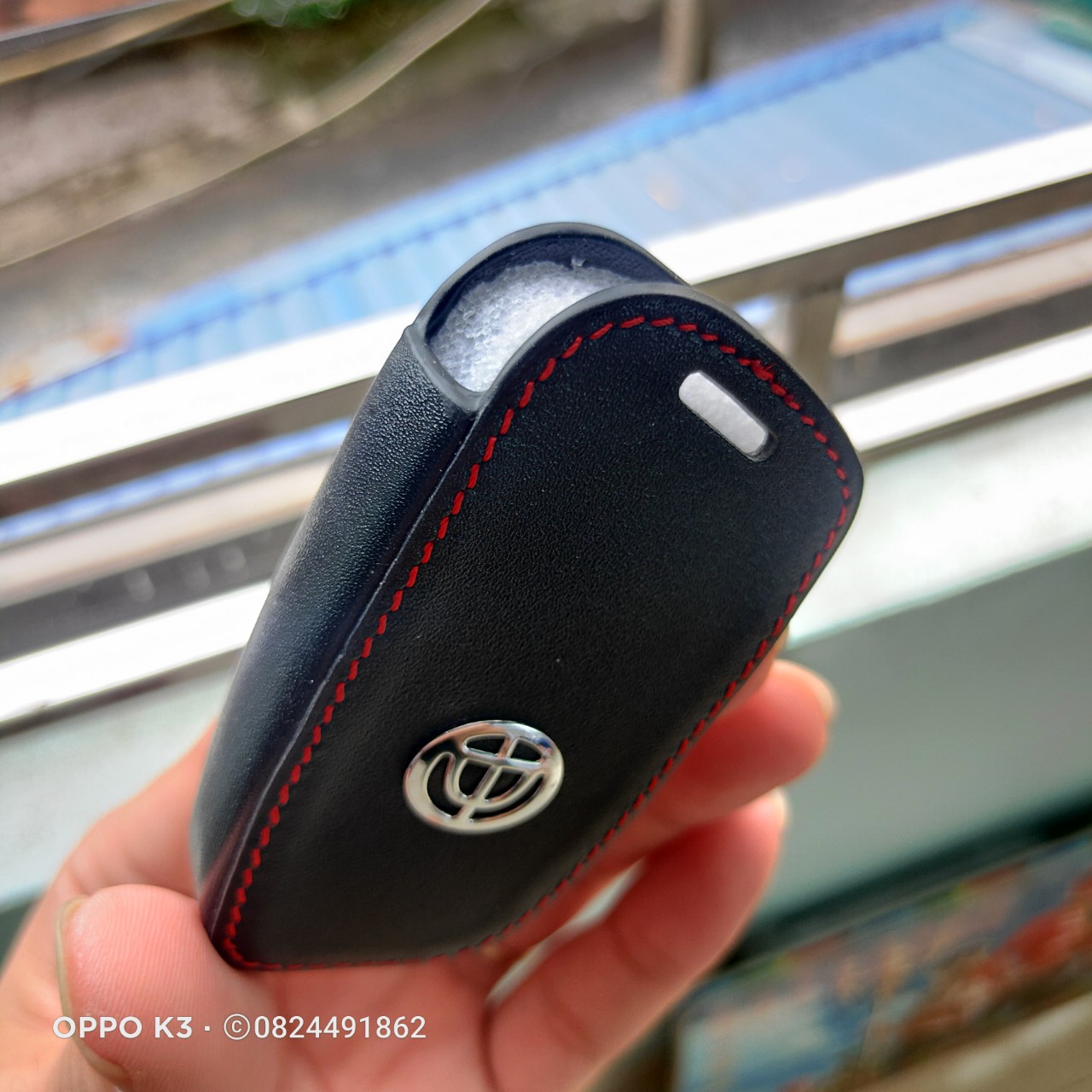 Bao da Chìa Khóa ô tô kèm móc khóa Xe Lux A 2.0, Lux SA 2.0 - mẫu chìa thông minh