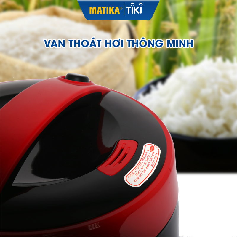 Nồi Cơm Điện Mini MATIKA 1.2L MTK-RC12 - Hàng chính hãng