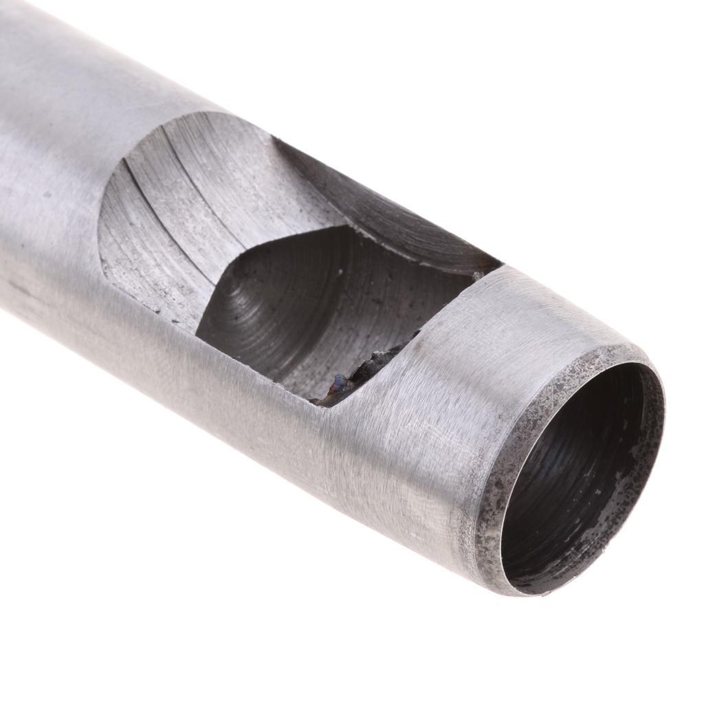 2x Hollow Punch Leather Hole Punch, 0.5mm-12mm for Leather Working 25/13mm