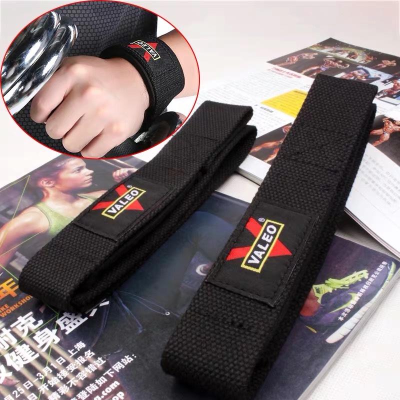 Dụng cụ thể dục thể thao - Dây kéo lưng - Lifting Straps Valeo - sản phẩm hỗ trợ tập gym - Đỏ