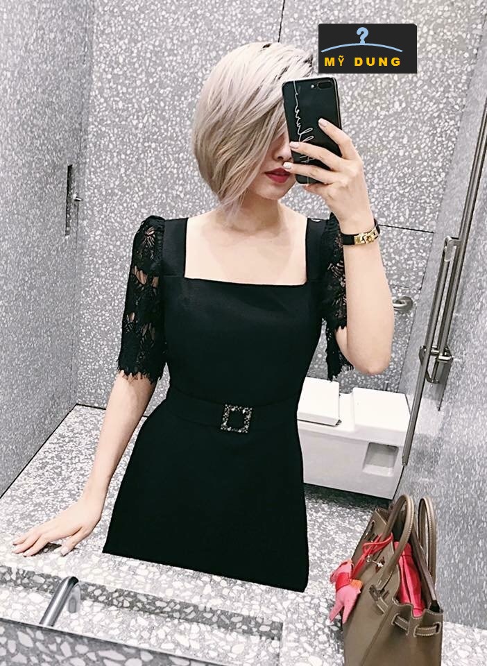 ĐẦM BODY TAY PHỐI REN-NHẸ NHÀNG,THANH LỊCH- SANG TRỌNG- THÍCH HỢP DỰ TIỆC, CÔNG SỞ
