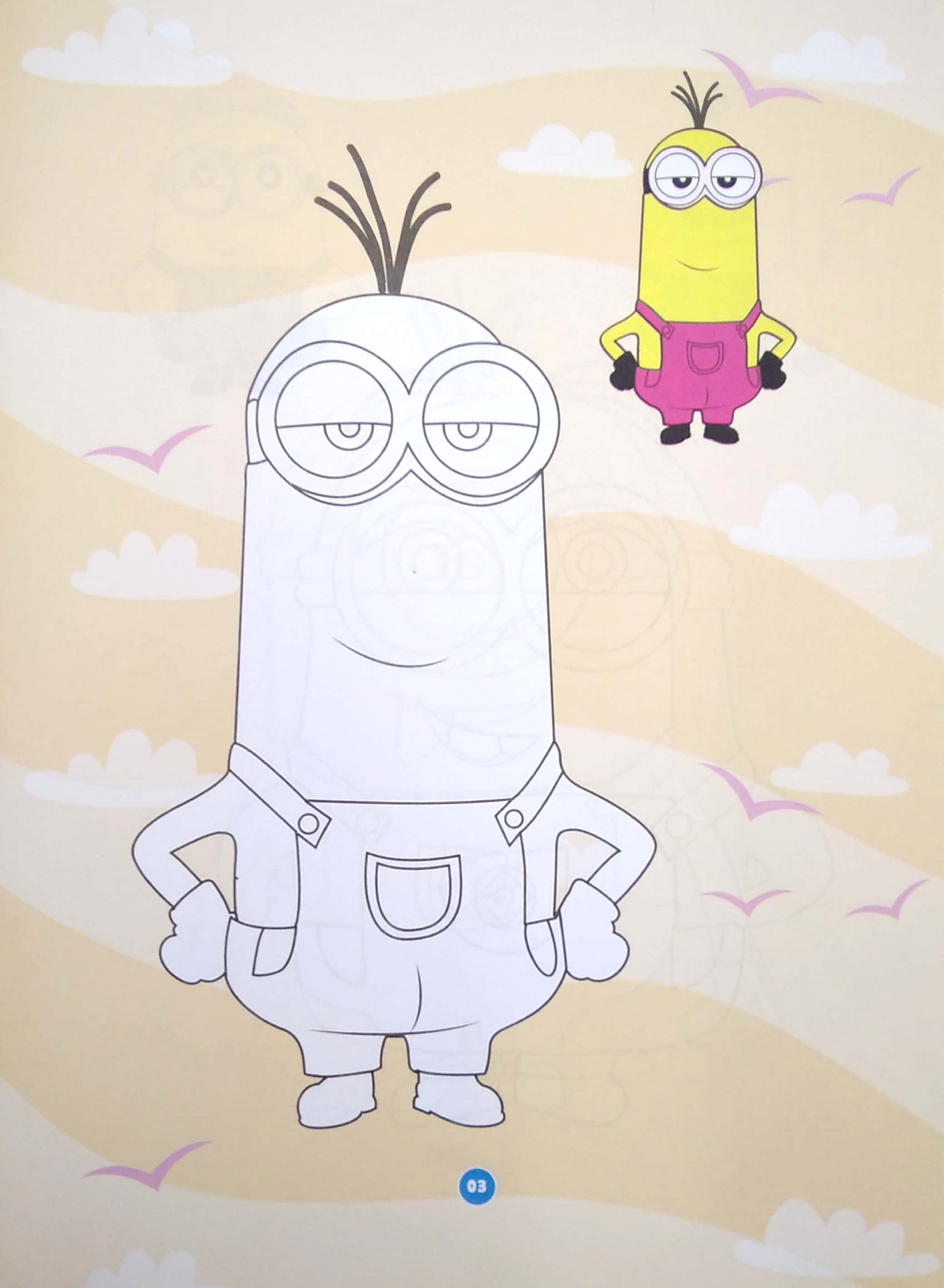 Combo Bé Tô Màu - Mùa Hè Của Minion _ABB