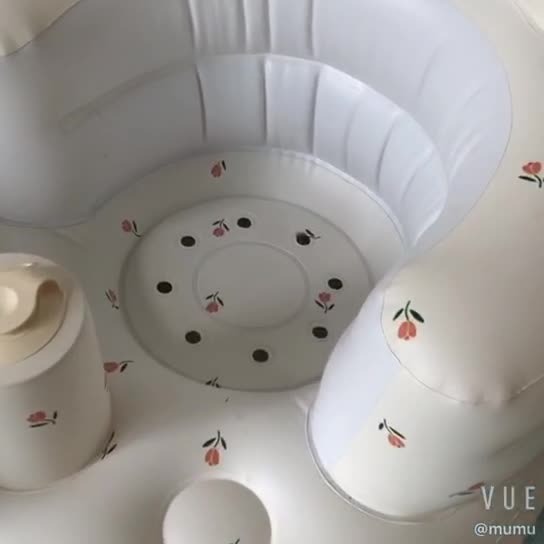 Ghế ăn dặm, Ghế tập ăn cho bé, Ghế ngồi bơm hơi đa năng cho bé tập ăn bằng Pvc