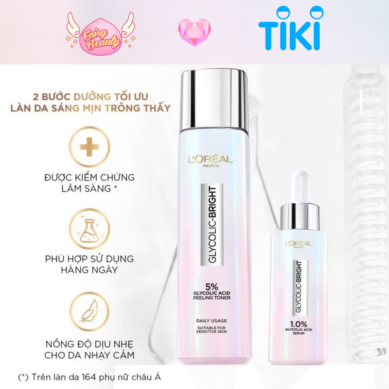 Toner Chứa AHA Giúp Tái Tạo Và Làm Sáng Da Tối Ưu Glycolic - Bright Glowing Peeling Toner 128ml