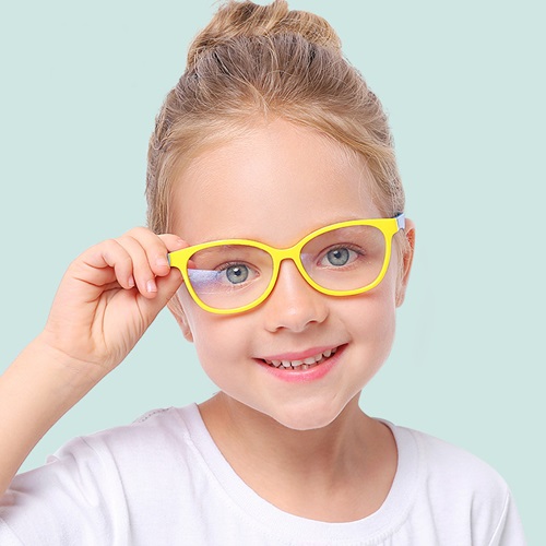 Mắt kính trẻ em GH90 CHỐNG GÃY CHỐNG UV + chống ÁNH SÁNG XANH dành cho bé trai bé gái (TẶNG KÈM HỘP Ô TÔ)