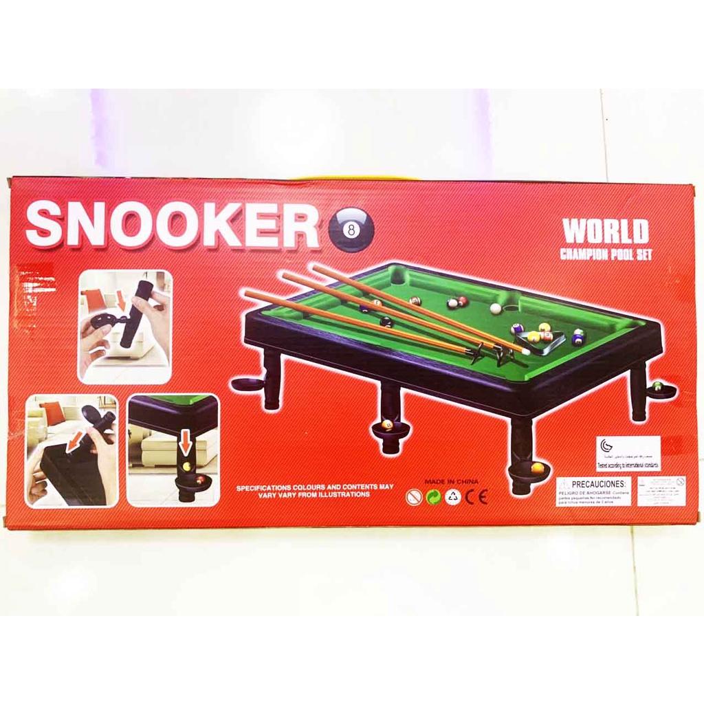 Bộ bàn bida mini Bàn billiards snooker mini đồ chơi giải trí dành cho bé