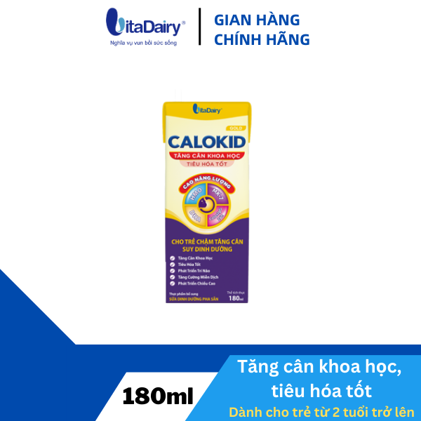 SBPS Calokid Gold 180ml ( lốc 4 hộp )