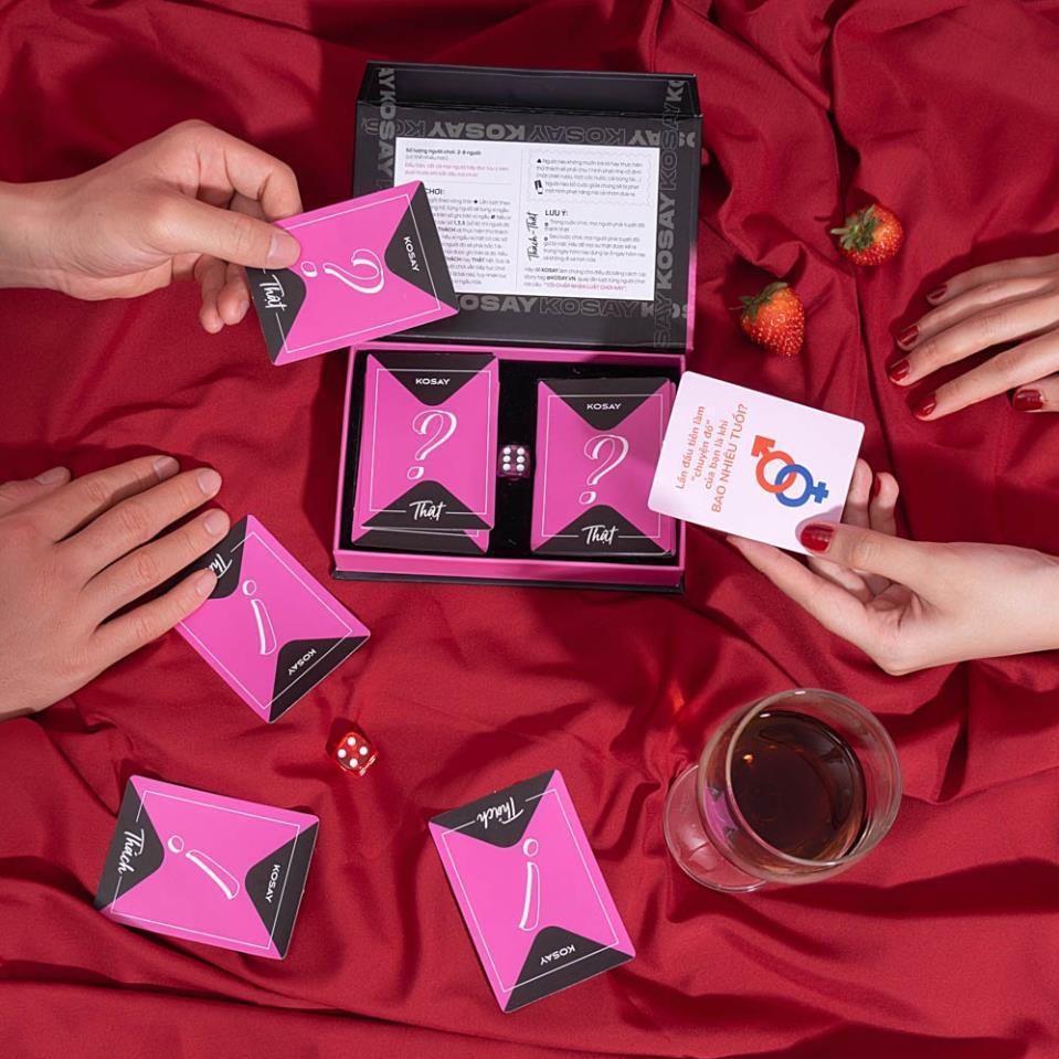 Bộ bài HUỆ phiên bản "THÁCH hay THẬT" - Drinking card game KOSAY gắn kết tình bạn bùng nổ cuộc vui ăn nhậu uống rượu bia