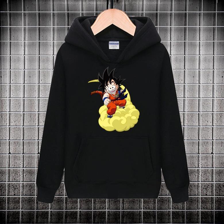 RẺ VÔ ĐỊCH NEW Áo Hoodie Đen Anime Dragon Ball - Hoạt Hình 7 Viên Ngọc Rồng giá xưởng