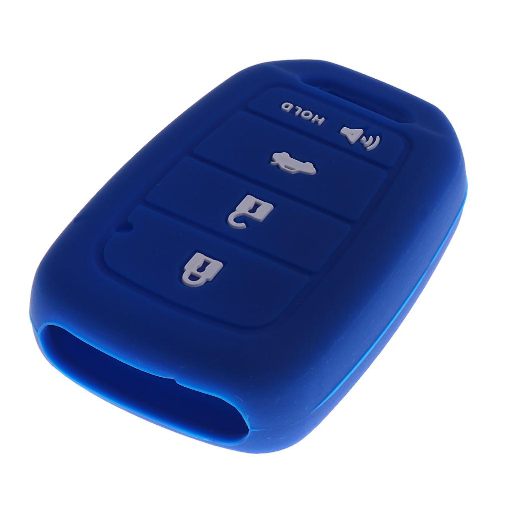 Car Key Fob Protector Silicone Case Cover 4 Buttons for