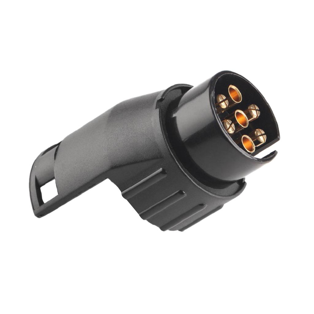 Car Trailer Truck 7 Pin to 13 Pin Plug Adapter Converter Tow Socket 12V