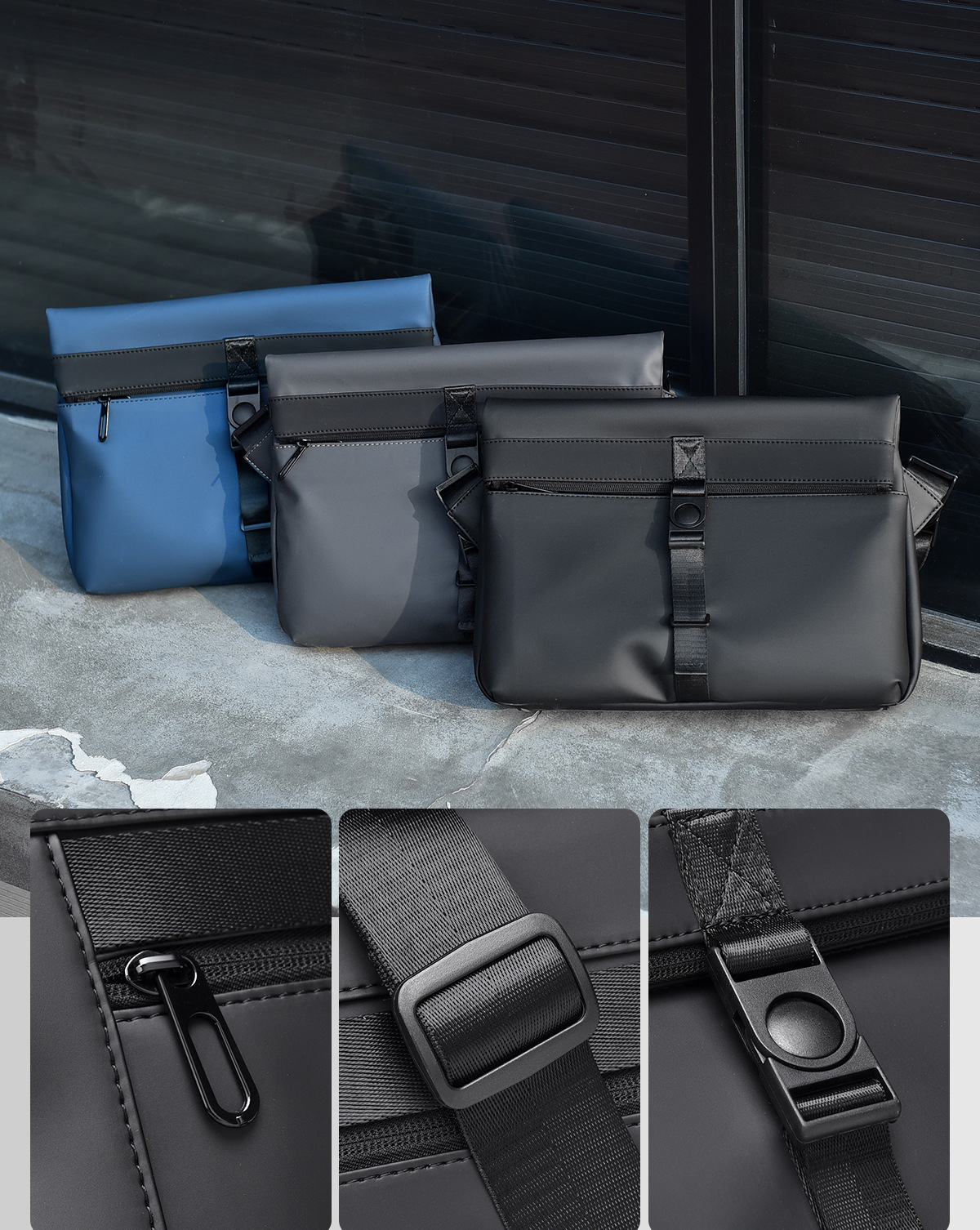 Túi đeo chéo nam phong cách mới - BEE GEE DCN9371