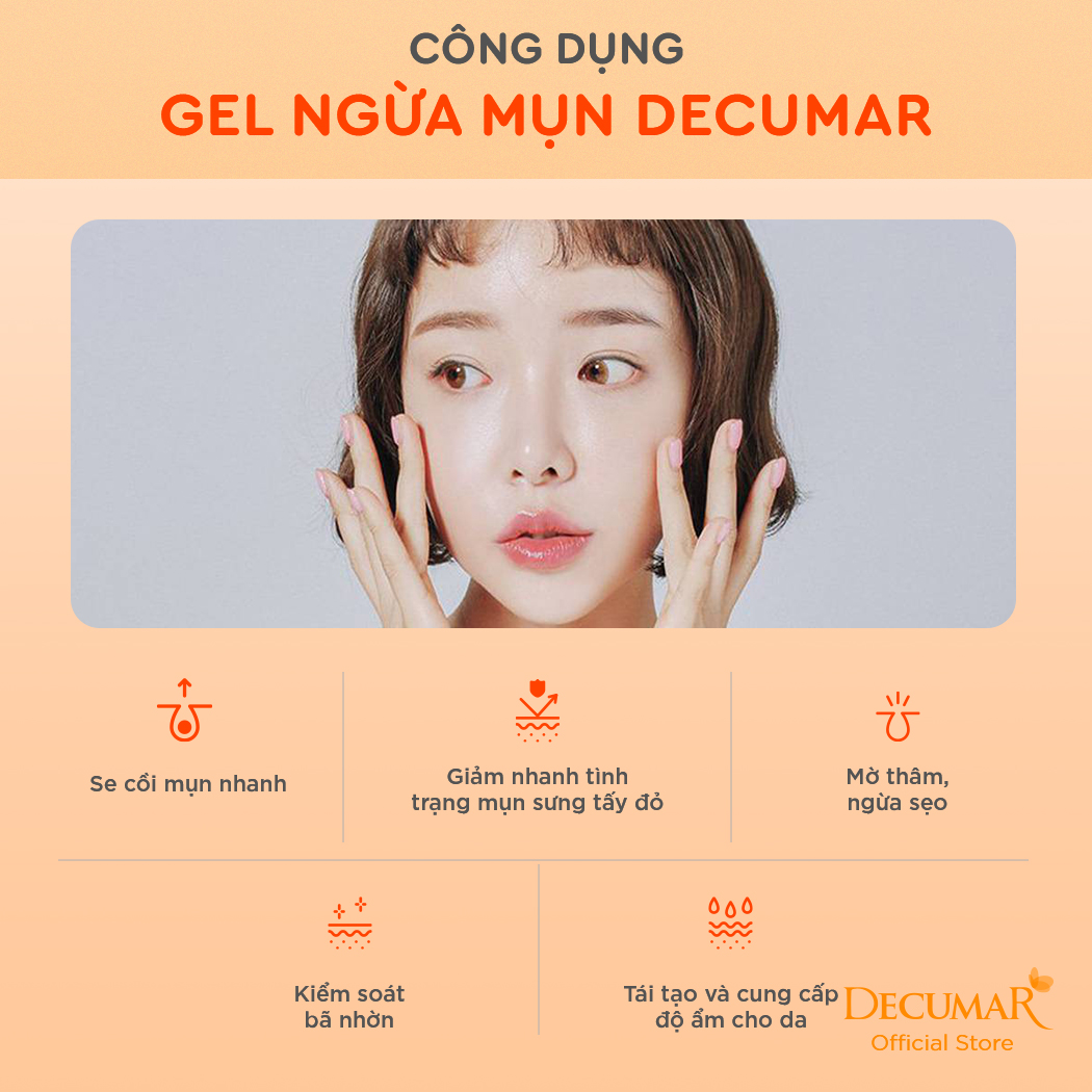 Bộ đôi sản phẩm Siêu Nghệ Decumar Advanced sạch các loại mụn và sáng da sau 2 tuần sử dụng