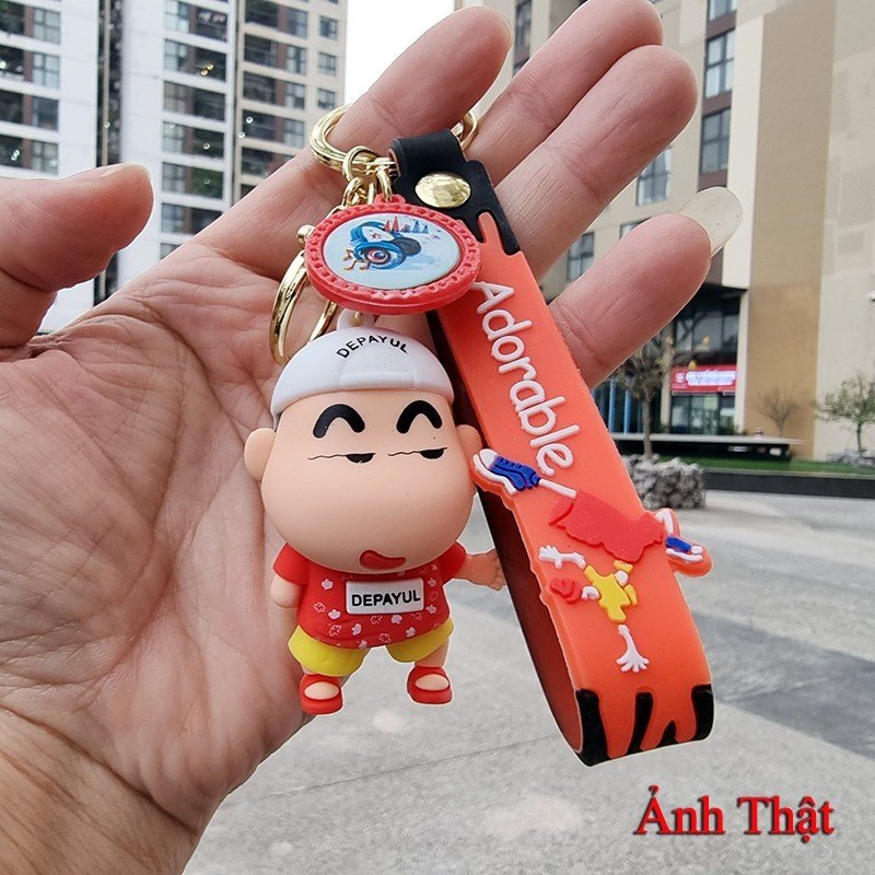 Móc Treo Chìa Khoá Shin Cậu Bé Bút Chì. Móc chìa khoá xe máy, ô tô cute