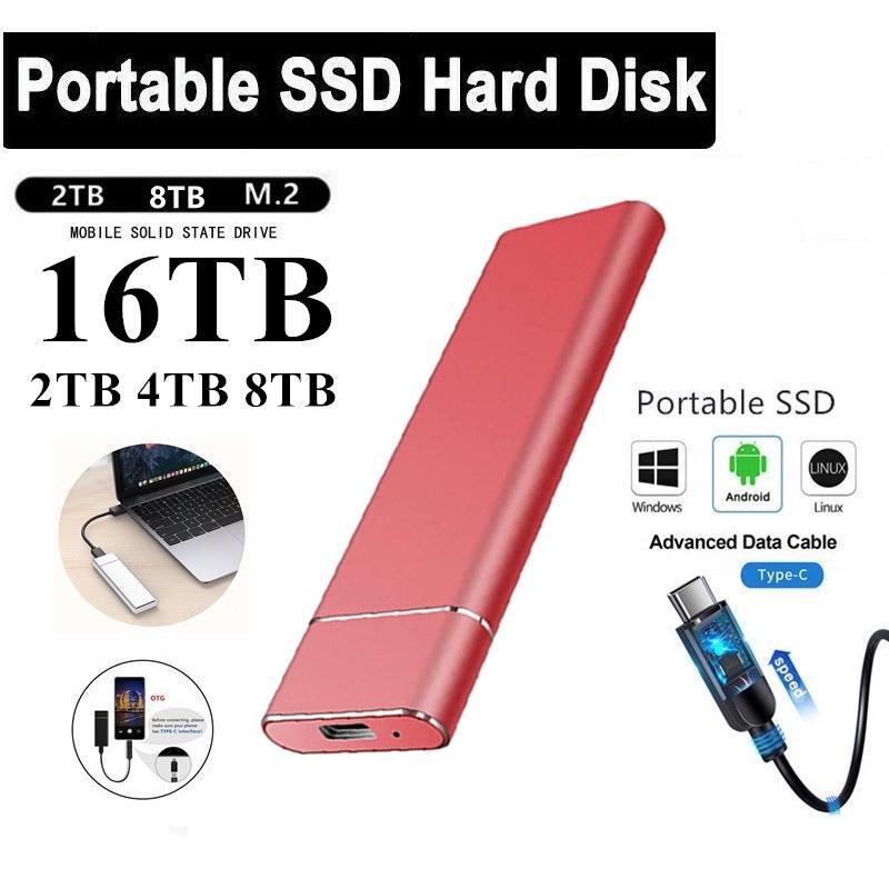 Ổ Cứng SSD 2TB Dung Lượng Cao 500GB Cho Máy Tính / Laptop Type-C