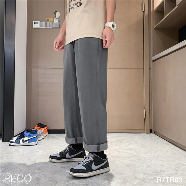 Quần jean nam Hàn Quốc cao cấp dáng rộng s Loose R7TR93 Unisex