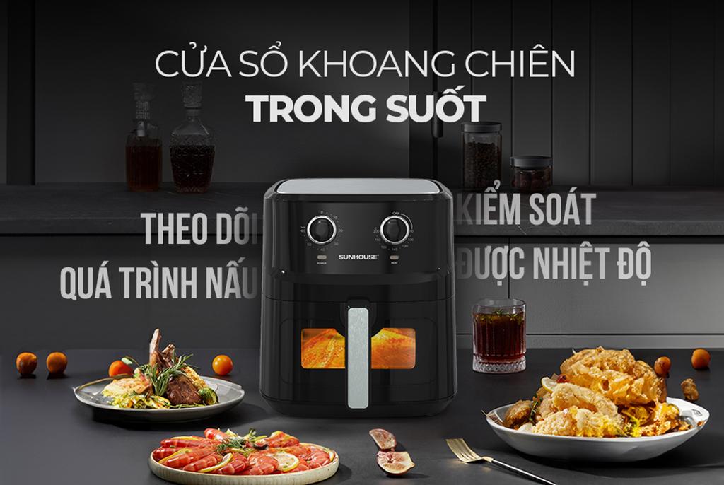 Nồi chiên không dầu Sunhouse 6.5 lít SHD4030  - Hàng chính hãng