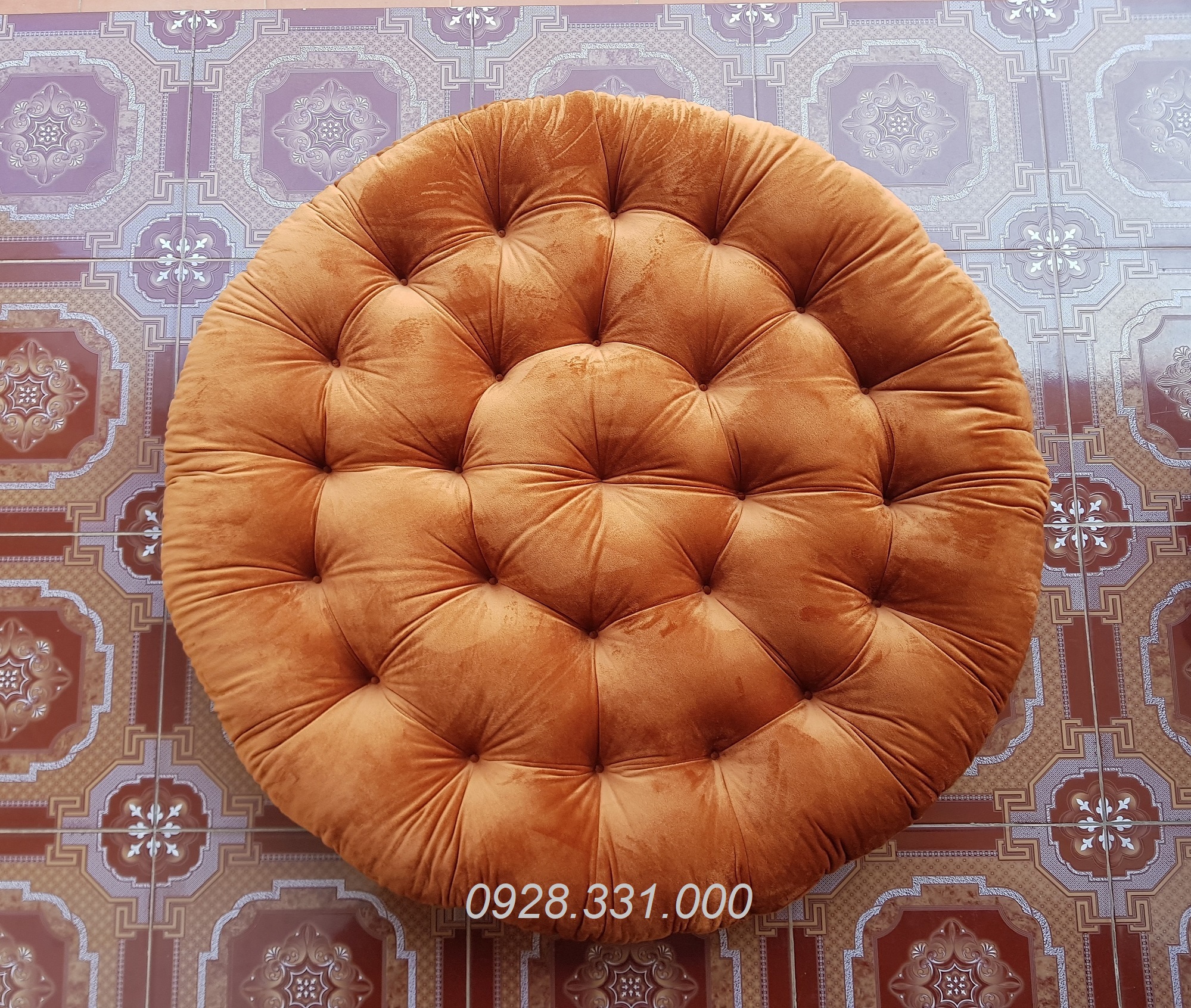 Đệm ngồi ghế Papasan, nệm ngồi ghế mây nhiều màu