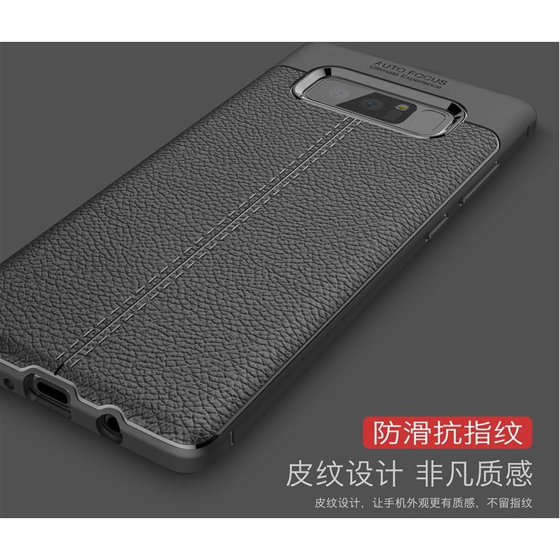 Cho Dòng SAMSUNG GALAXY NOTE 8 - ỐP CAO SU DẺO GIẢ DA.