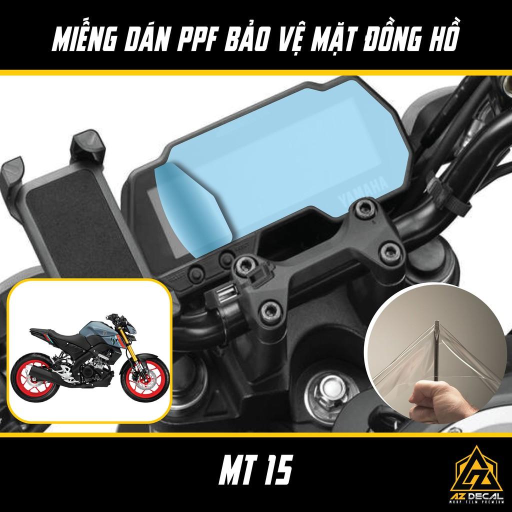 Miếng Dán PPF Bảo Vệ Mặt Đồng Hồ Xe YAMAHA MT 15 | Chất Liệu Film PPF Nhập Khẩu