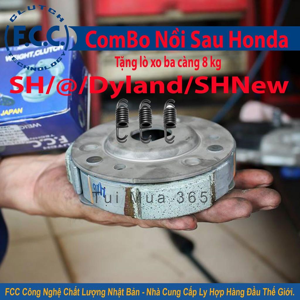 Combo Nồi Sau FCC Honda SH Y, A Còng, Dyland, SH New 2013 Japan