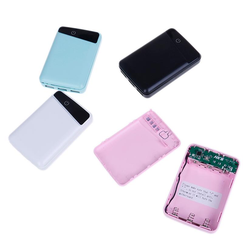 5V 1A 3 cổng USB Power Bank Case Kit DIY 3x Bộ sạc pin 18650 Hộp bên ngoài cho điện thoại di động 4 màu Màu sắc: không có pin