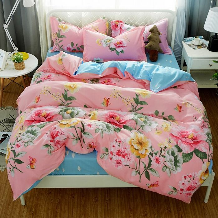 Bộ chăn ga gối Cotton cao cấp 1m6x2m DQK164