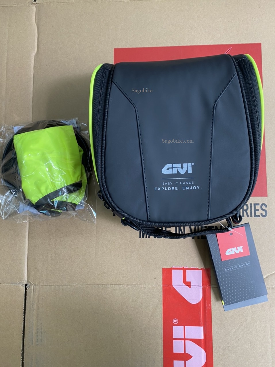 Túi bình xăng givi EA144, túi Tanklock gắn bình xăng motor EA144