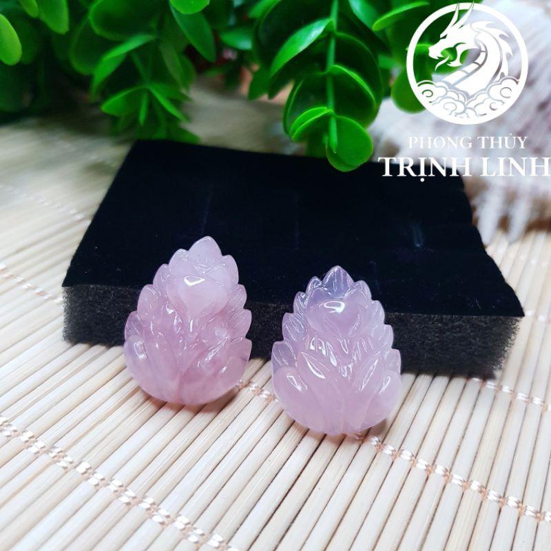 VÒNG CỔ CỬU VỸ HỒ LY HỒNG SIZE 3CM
