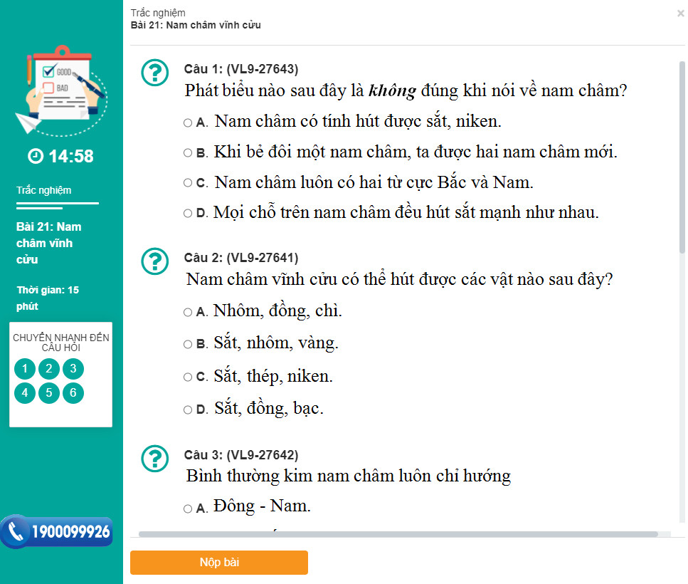 Khóa học VẬT LÝ 9 - CƠ BẢN + NÂNG CAO thầy Hữu Tình- 09 tháng