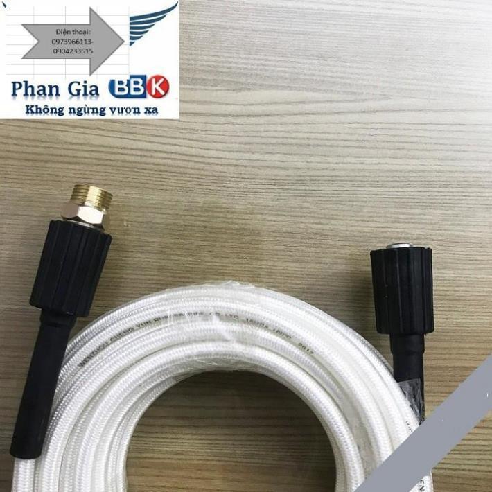 Dây rửa xe 20m, dây phun xịt, dây rửa xe gia đình - tặng cút nối