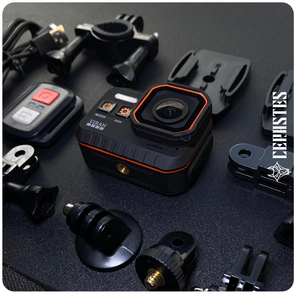 Camera hành động Cerastes 4K60fps với WiFi Remote 2.0 "HD màn hình không thấm nước lý tưởng để lái xe ghi âm và thể thao ngoài trời