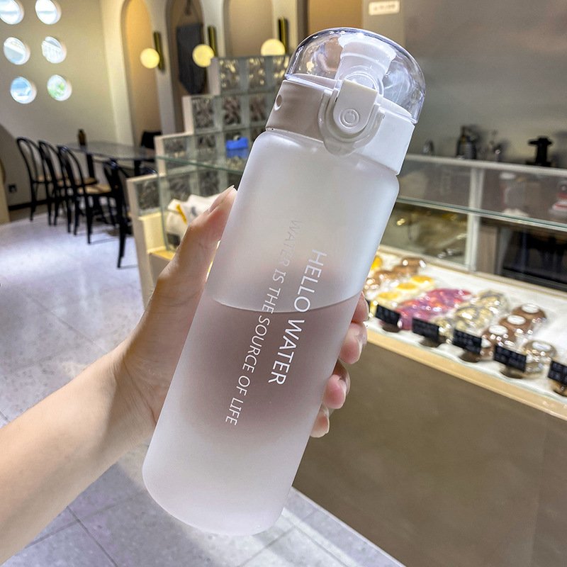 Bình nước thể thao 750ml, bình nước tấp gym chống rỉ nước