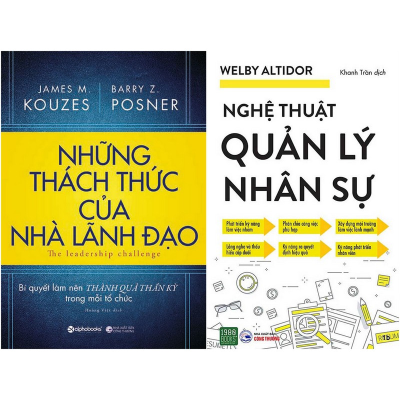 Combo 2 Cuốn: Những Thách Thức Của Nhà Lãnh Đạo + Nghệ Thuật Quản Lý Nhân Sự