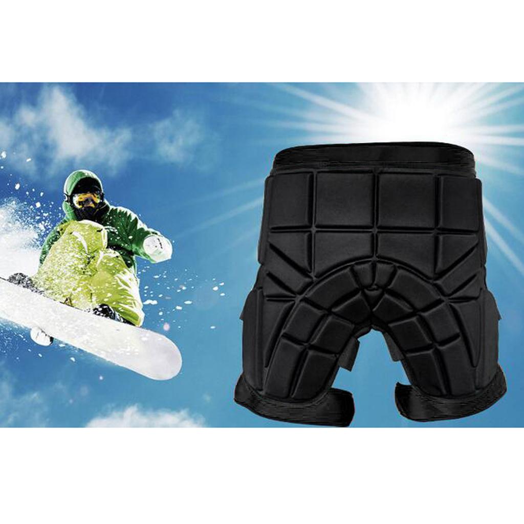 Thickened Ski Hip Butt Pad Roller Skate Snowboard Padded Safe Shorts Guard L