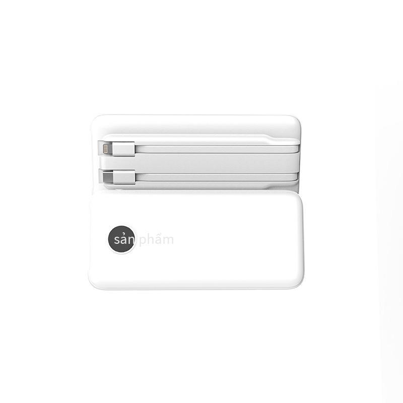 Kho báu sạc nhanh PD kiểu mới nhất 10000mAh màn hình kỹ thuật số di động nhỏ dung lượng lớn đi kèm với kho báu sạc dòng