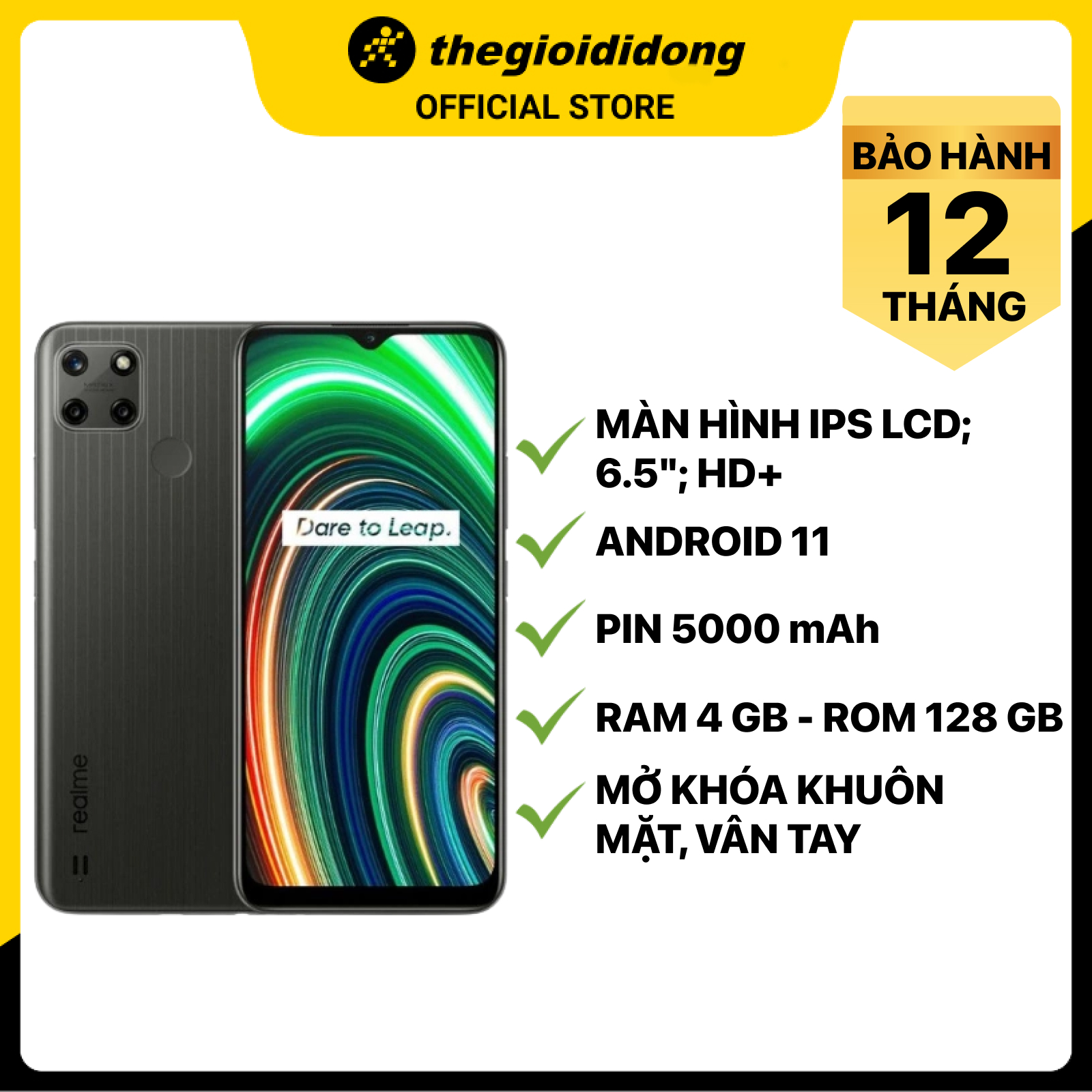 Điện thoại Realme C25Y (4GB/128GB) - Hàng chính hãng