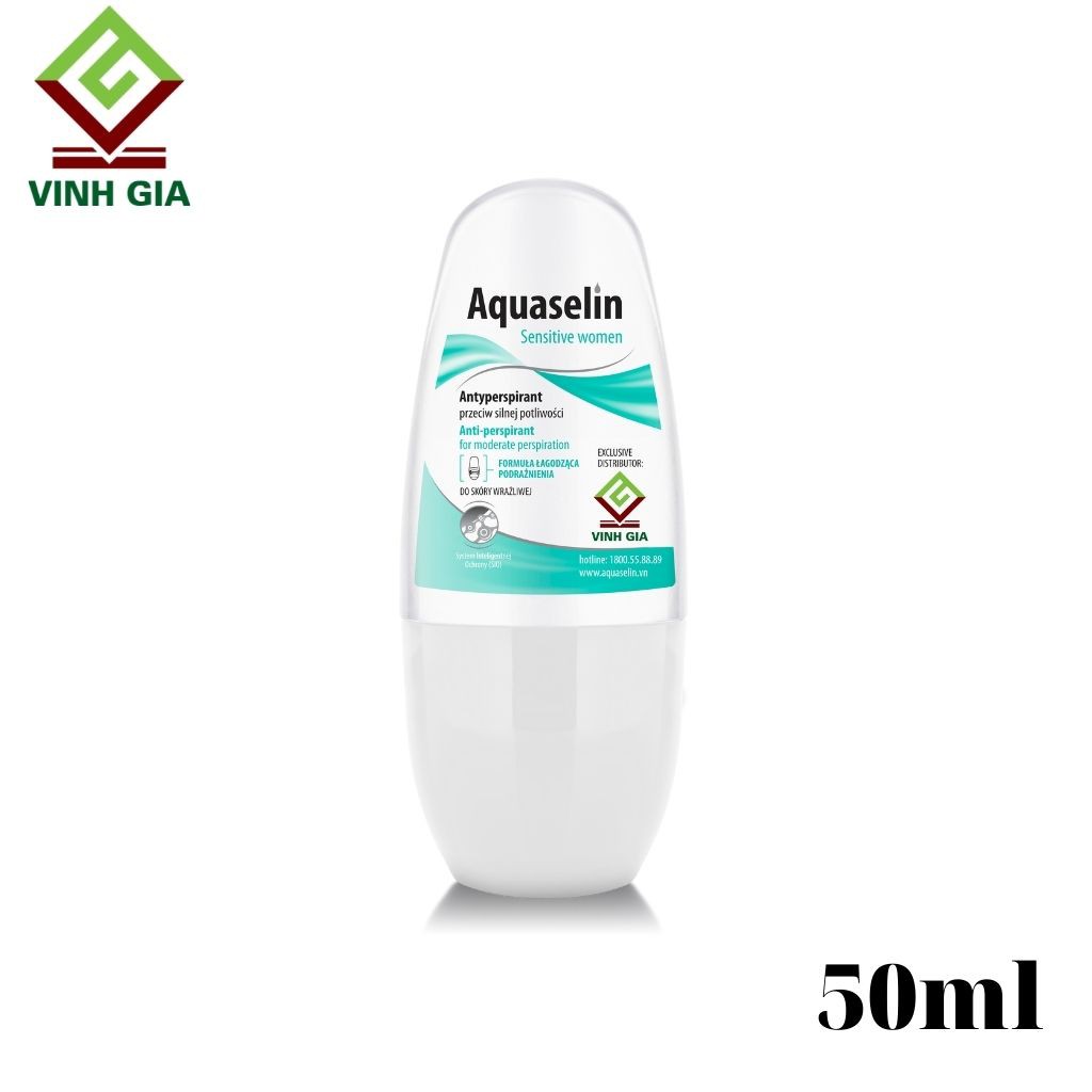 Lăn khử mùi dành cho nữ Aquaselin 50ml (loại nhẹ)