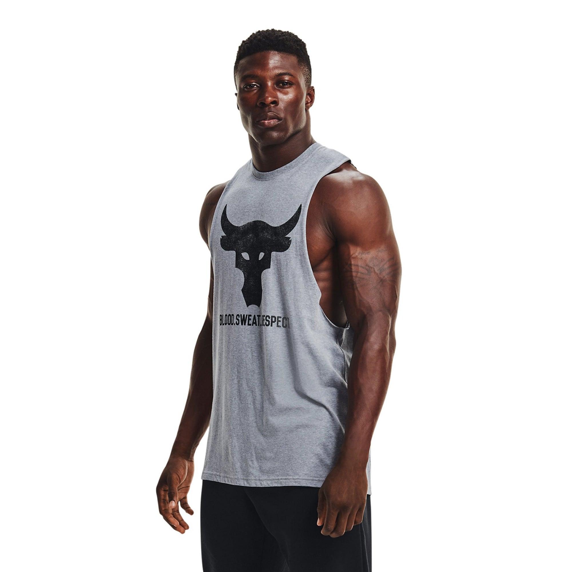 Áo ba lỗ thể thao nam Under Armour Graphic Project Rock Brahma Bull - 1361721-036
