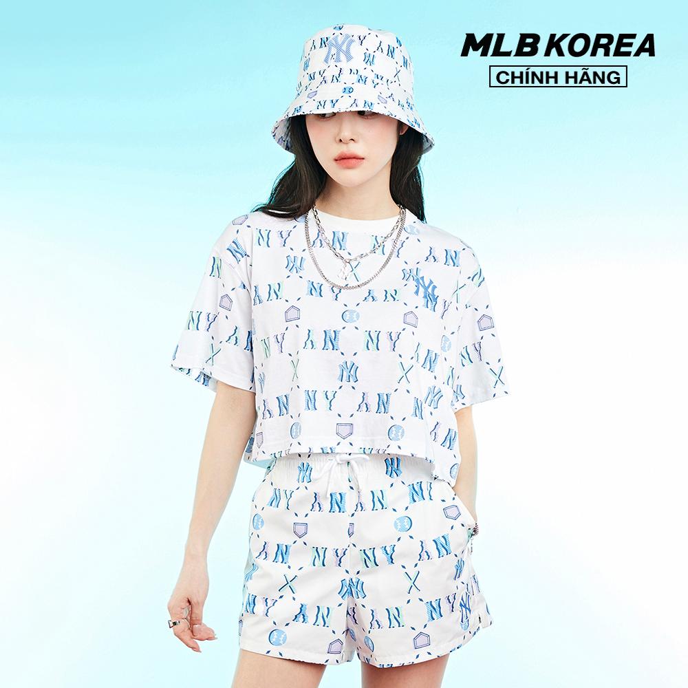 MLB - Áo croptop nữ tay ngắn Summer Monogram 3FTSM6023