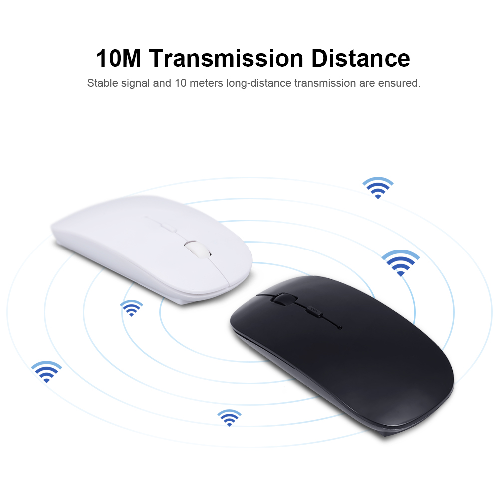 Chuột Ergonomic Chế Độ Kép BT 2.4g Không Dây Cho Máy Tính Xách Tay / PC, Màu Đen