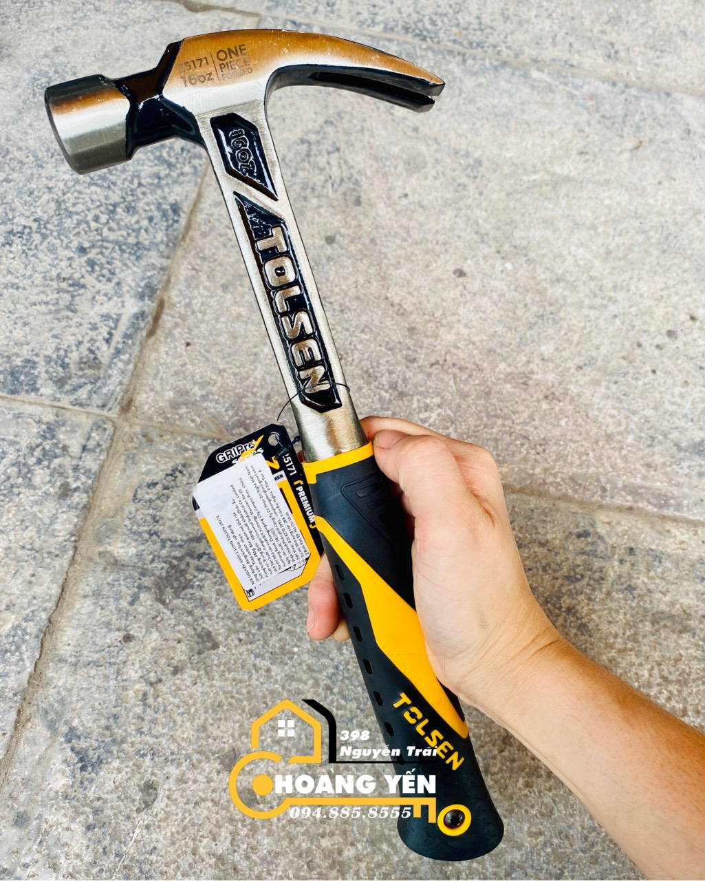 Búa Sừng Dê Nguyên Khối Tolsen 25171 43Cm