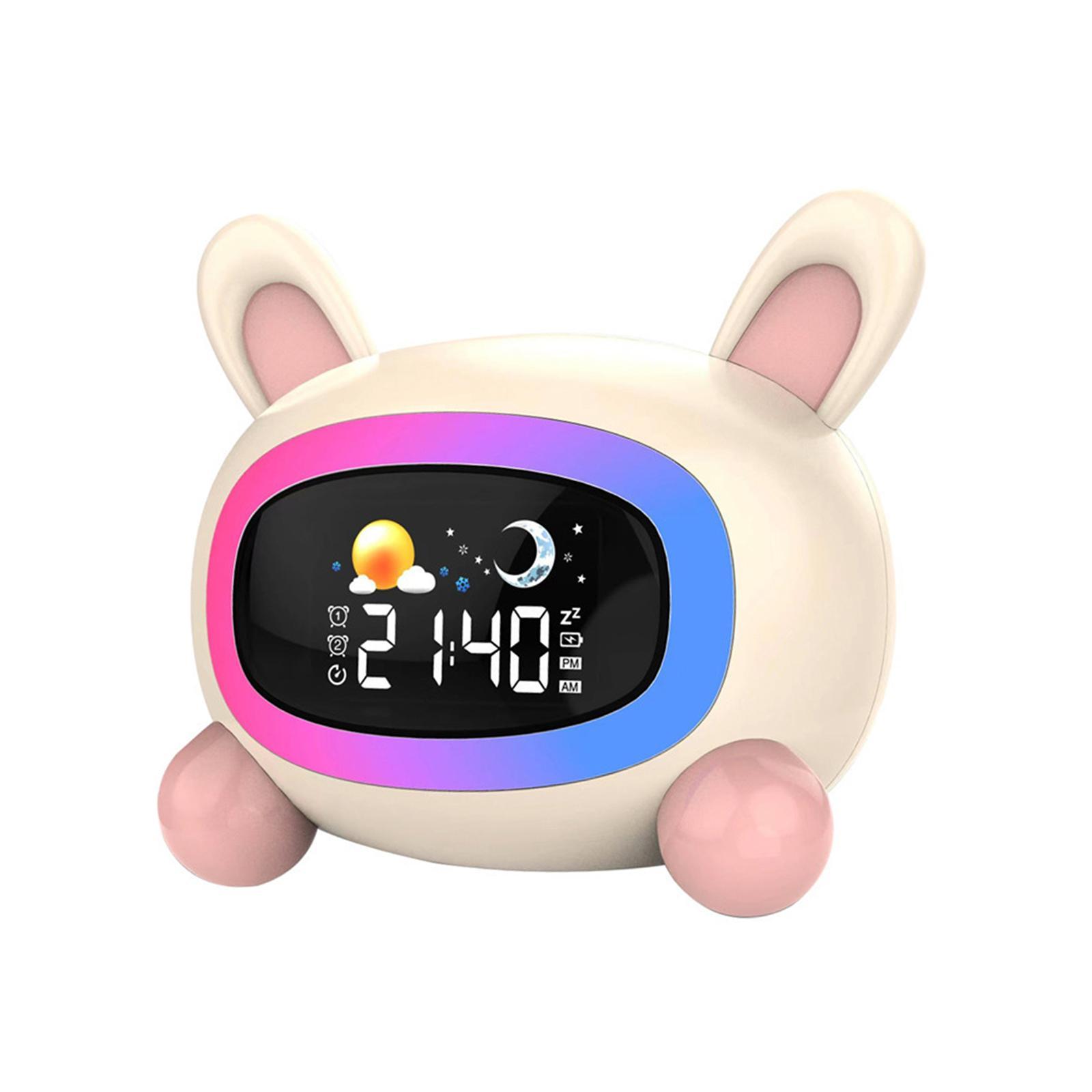 Alarm clock Kids Gift USB Snooze Night Light for Home