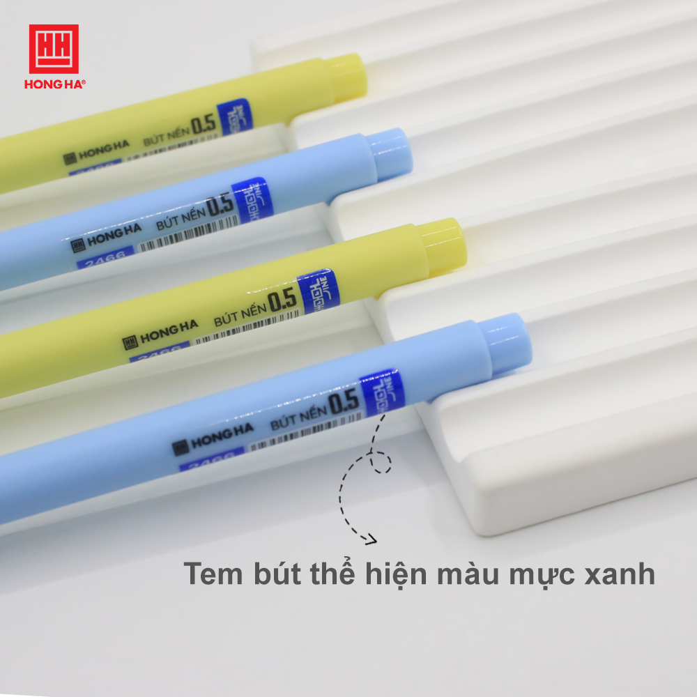 Bút nến-HH-402 (Xanh, đen) (0.5mm) - 2466