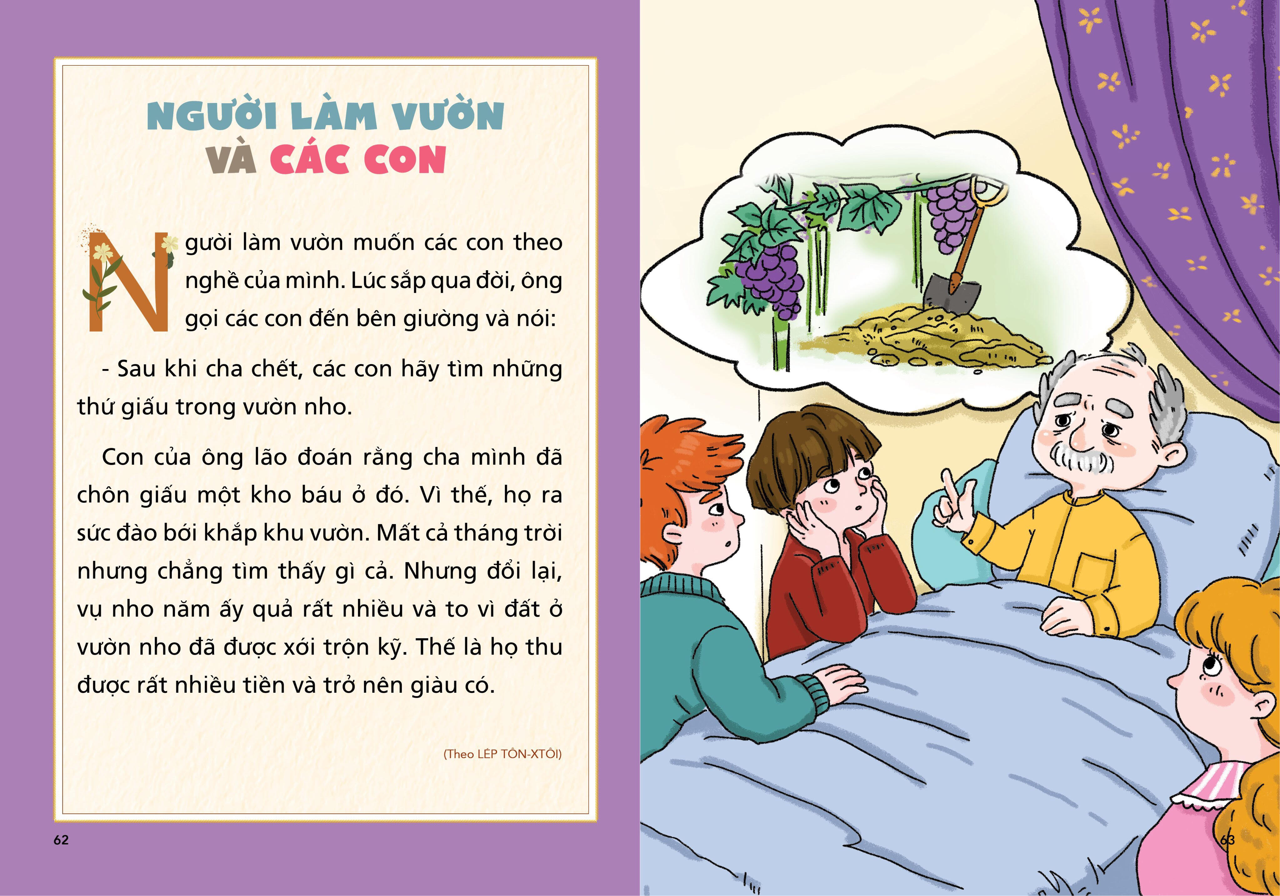 Truyện ngụ ngôn cho bé tập đọc ( Tranh màu )