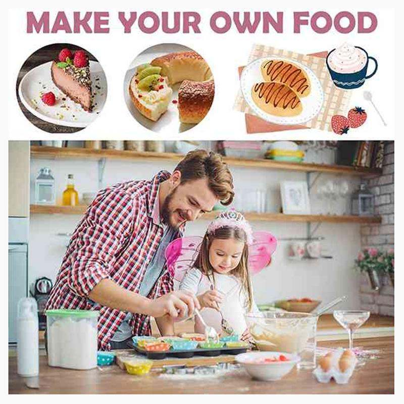 4 Tiết Kiệm Điện Cầm Tay 7 Tốc Độ Cầm Tay Máy Đánh Trứng Bếp Trứng Gậy Bột Móc